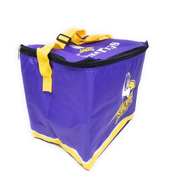 NEW FOCO NFL Big Logo Team Lunch 12 Pack Cooler Bag - Minnesota Vikings - Picture 2 of 4